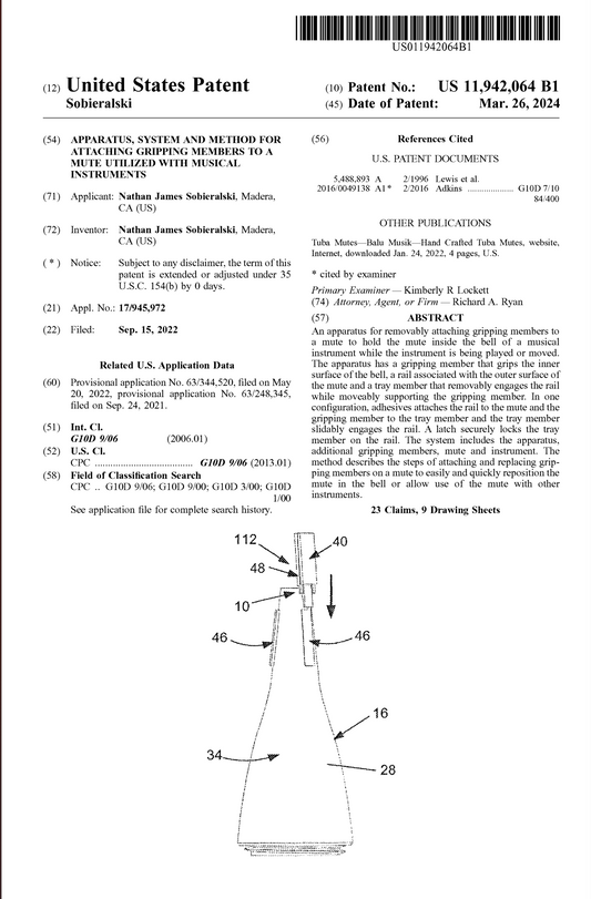 Patent Issued for the Removable Cork System